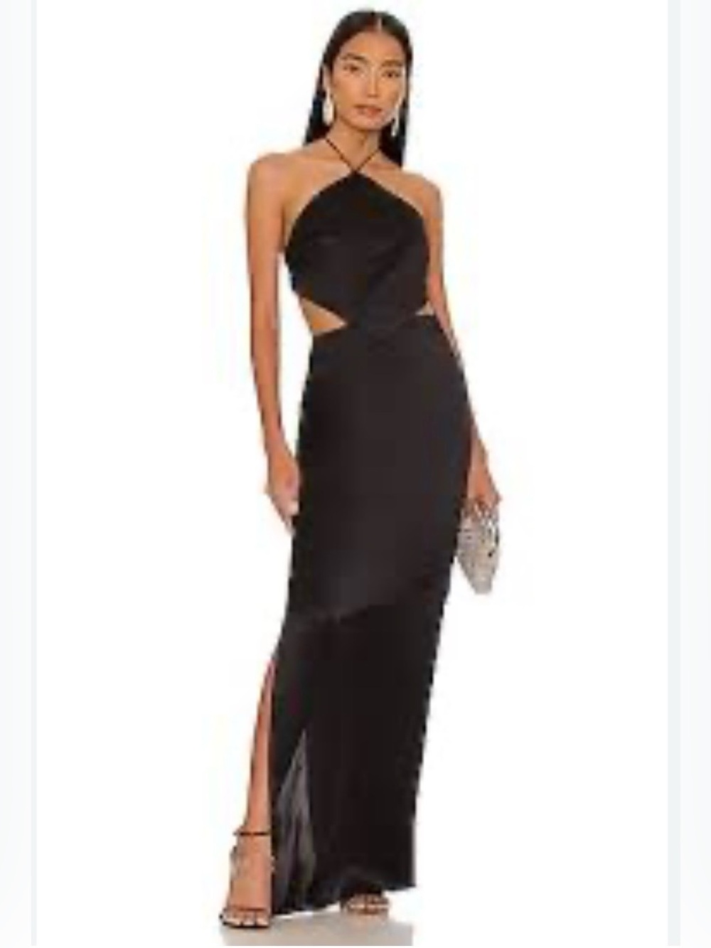 Amanda Uprichard x Revolve Celosia elegant silk gown.  Size medium